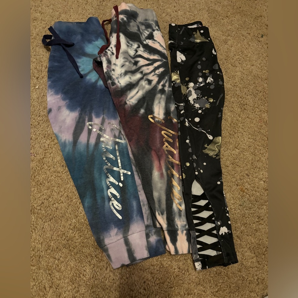 Justice Joggers and leggings